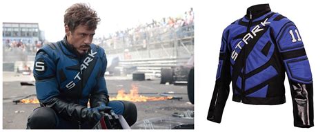 tony stark racing jacket replica|tony stark actor death.